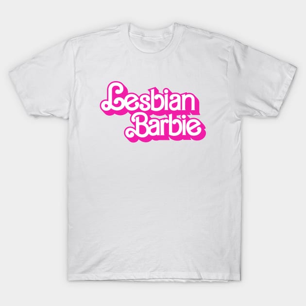 Lesbian Barbie Logo Barbie The Movie Style T-Shirt by Sparkle Star Store